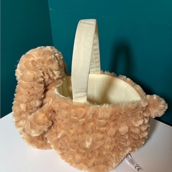 The Petting Zoo Plush Tan Bunny Basket - Picture 3 of 7